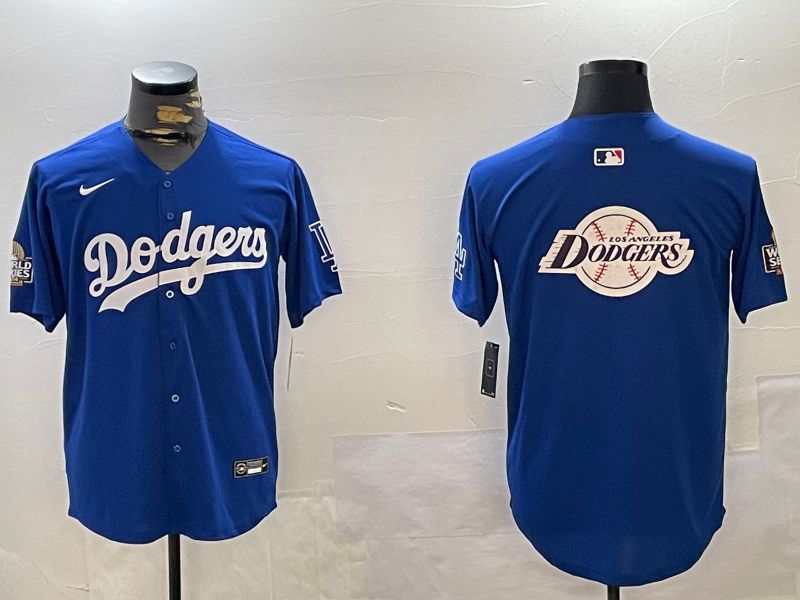 Men Los Angeles Dodgers Blank Blue Game 2024 Nike MLB Jersey style 12168->los angeles dodgers->MLB Jersey
